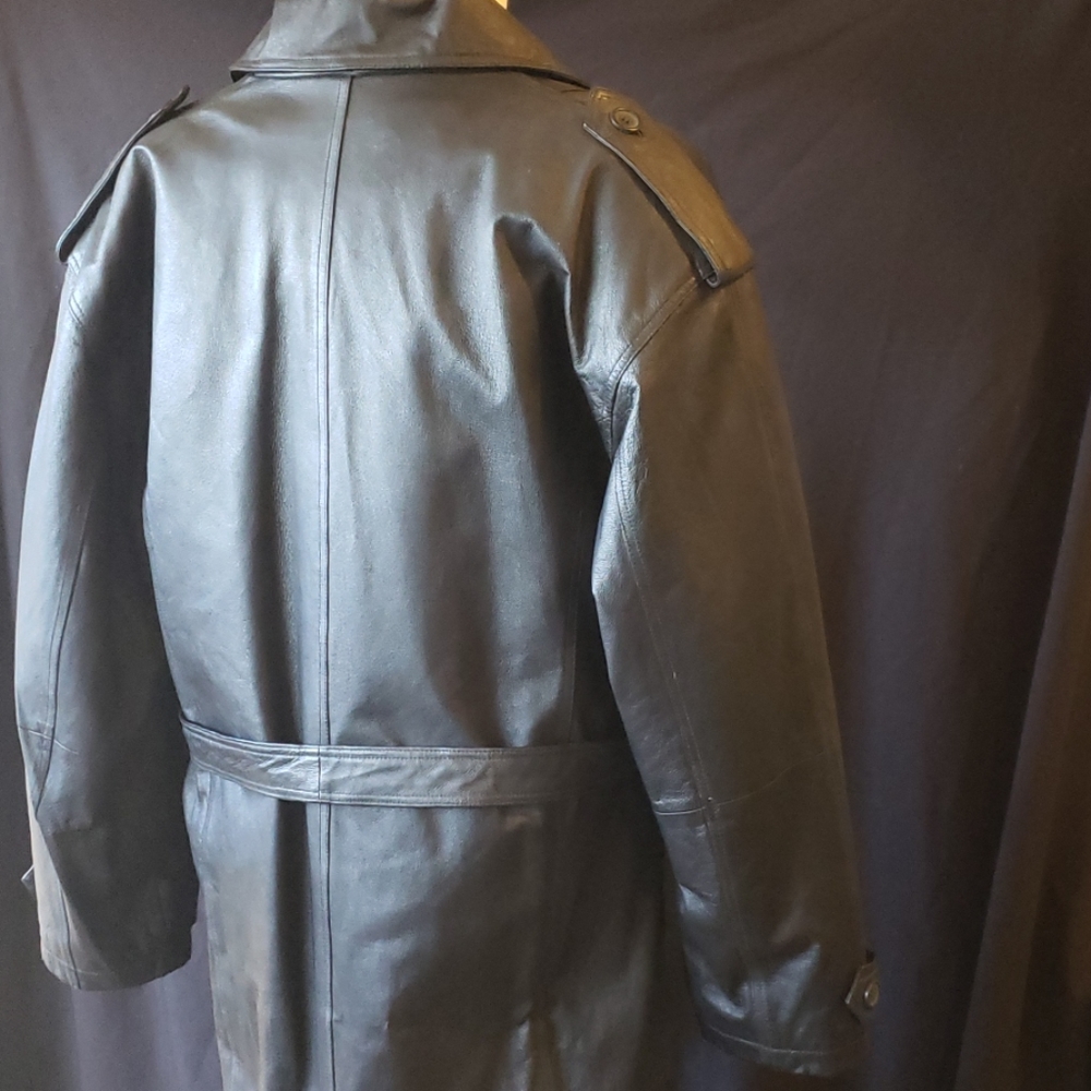 Full Length Leather Insulated Jacket. - image 3